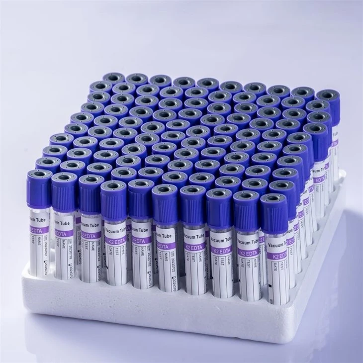Disposable Medical Vacuum Blood Collection Tube factory